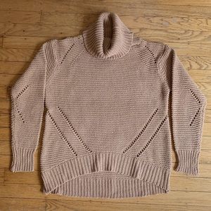 Camel Turtleneck Sweater